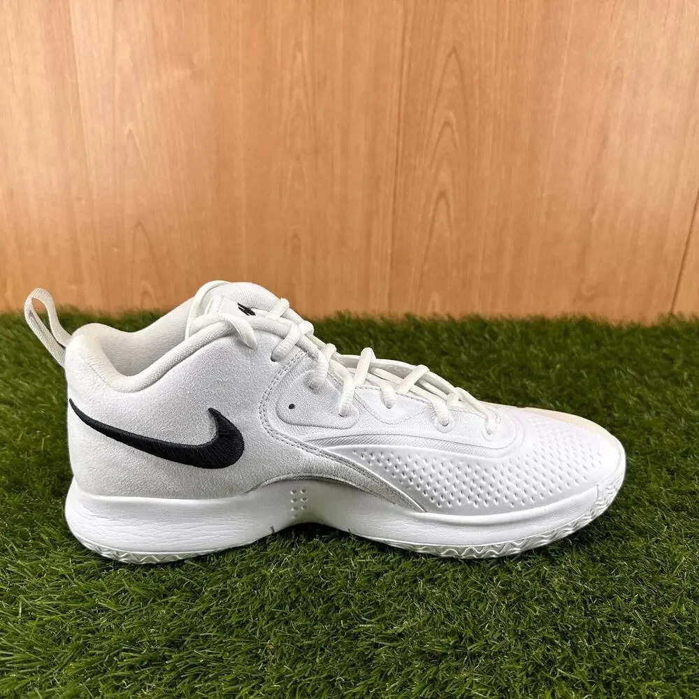 Nike HyperSet 2 White Black Volleyball Shoes FQ7070-101 Men's Size 11.5